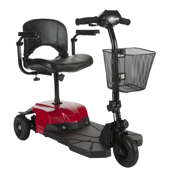Bobcat X 3-Wheel Scooter - 16.5 Inch Folding Seat - Click Image to Close